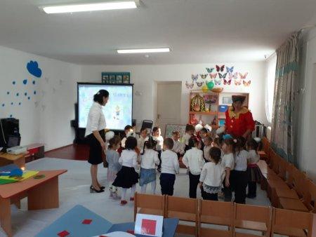 Ашық ұйымдастырылған оқу қызметі : "Геометриялық пішіндер"