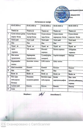 Ас мәзірі 02.02.2026-06.-06.02.2026ж